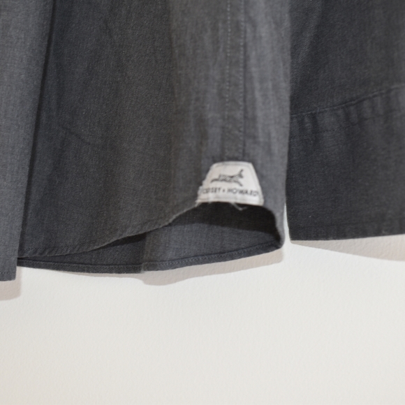 Dark Gray Crosby & Howard Dress Shirt - Picture 2 of 3